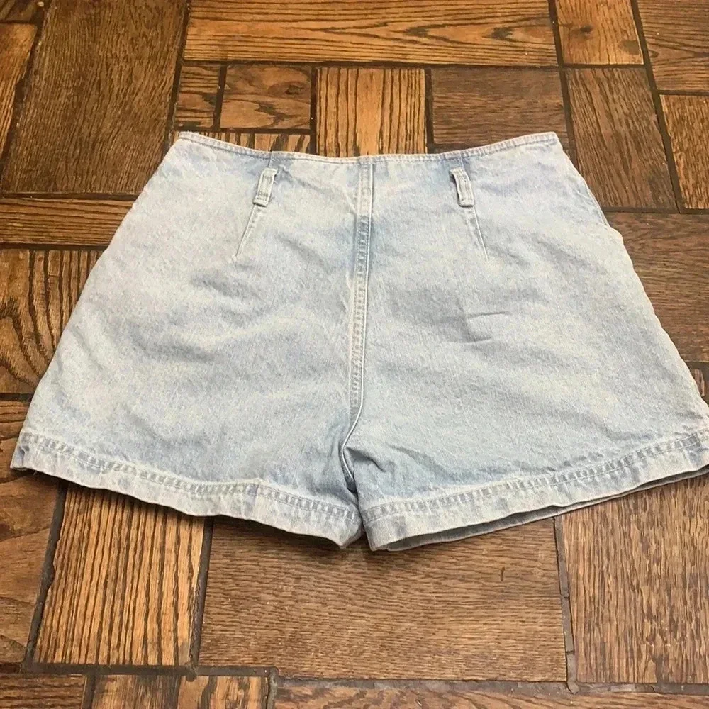 BDG VTG UO high waisted denim acid wash shorts-29